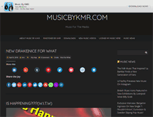 Tablet Screenshot of musicbykmr.com